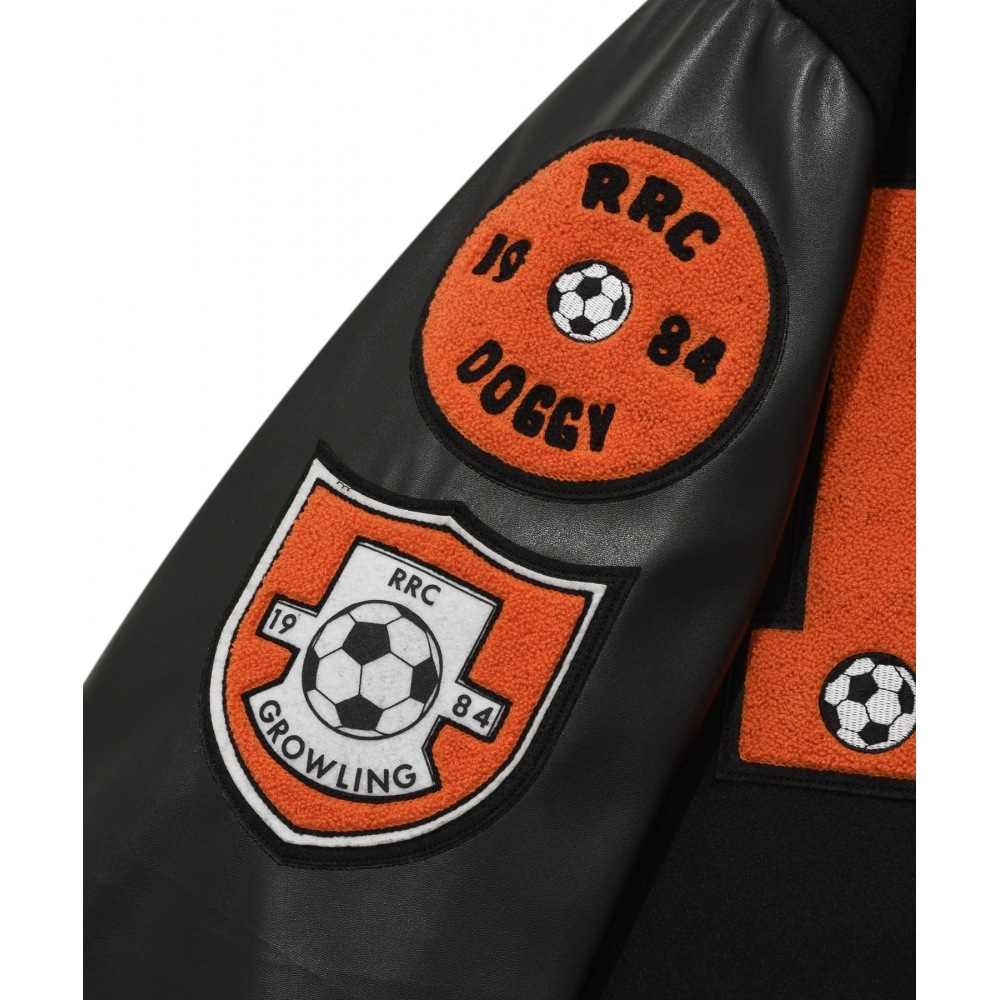 レトリーバー クラブ ビッグ R サッカー バーシティ ジャケット [オレンジ]