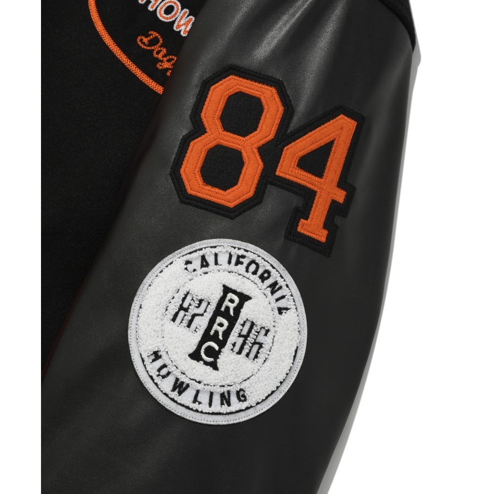 レトリーバー クラブ ビッグ R サッカー バーシティ ジャケット [オレンジ]