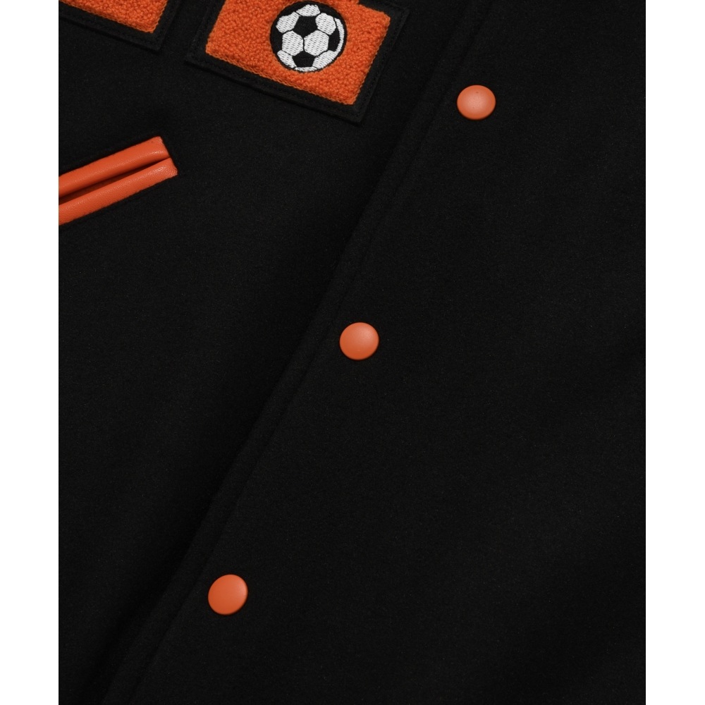 レトリーバー クラブ ビッグ R サッカー バーシティ ジャケット [オレンジ]