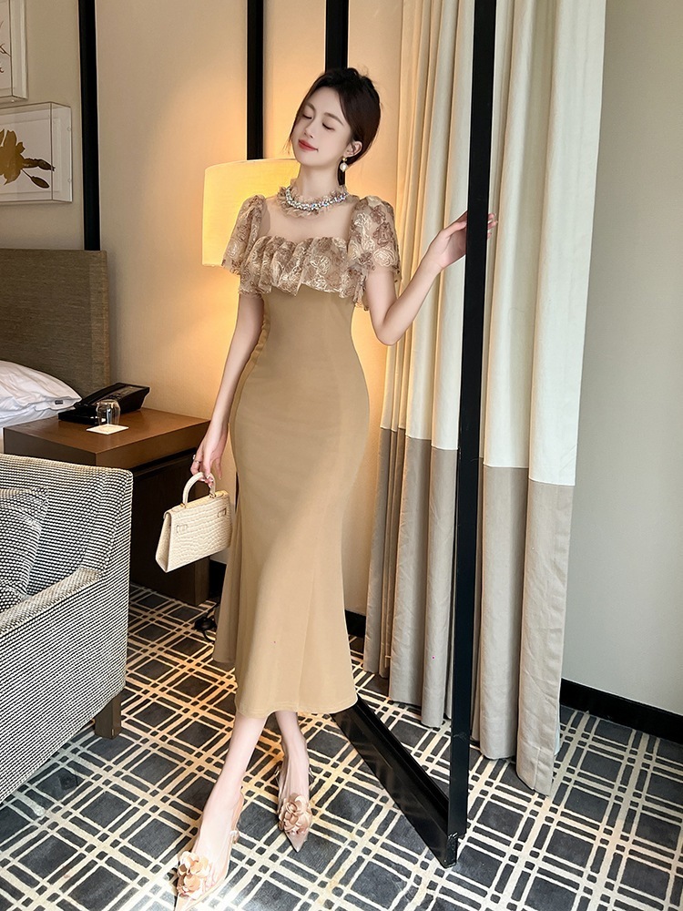 2024夏新品 ワンピース ドレス パーティー キャバ 大人 同窓会 披露宴 卒業式 結婚式 演奏会 ウェディング 二次会 メガ割 04