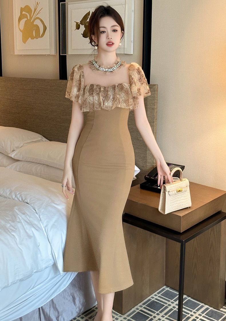 2024夏新品 ワンピース ドレス パーティー キャバ 大人 同窓会 披露宴 卒業式 結婚式 演奏会 ウェディング 二次会 メガ割 04