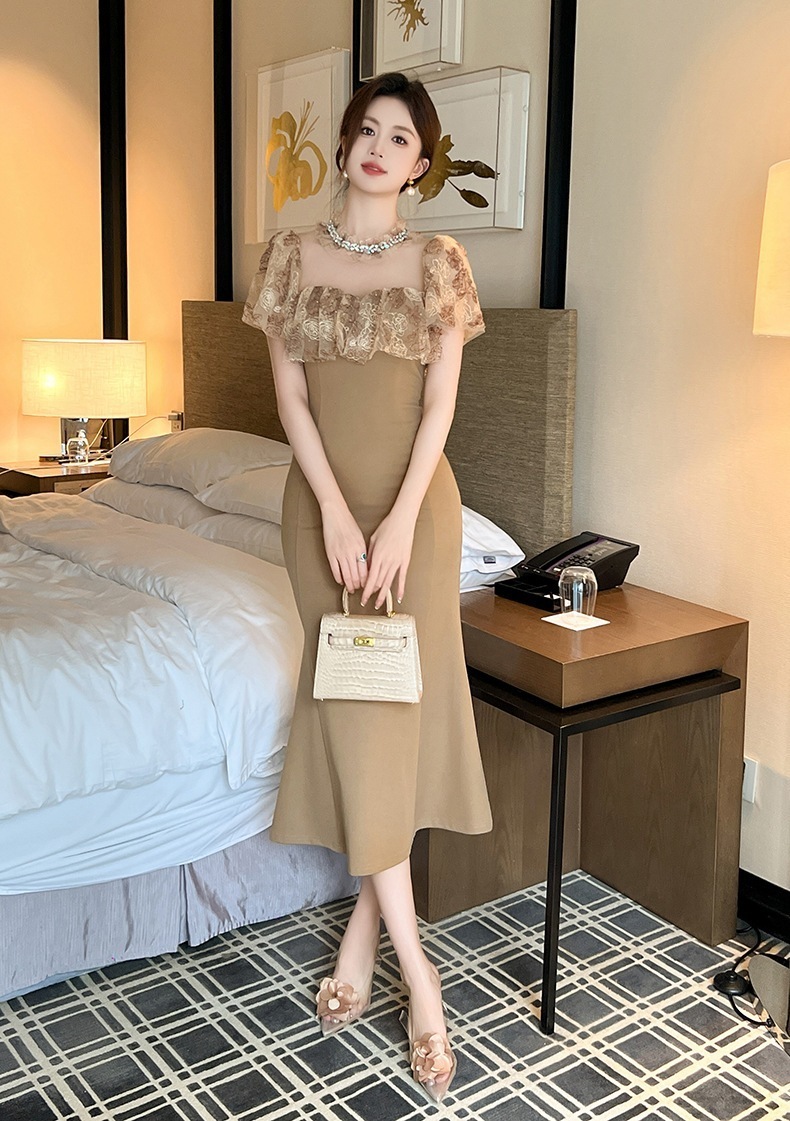 2024夏新品 ワンピース ドレス パーティー キャバ 大人 同窓会 披露宴 卒業式 結婚式 演奏会 ウェディング 二次会 メガ割 04