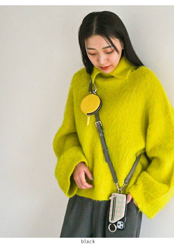 【即納】 【12/12pro対応】エジュー ajew ajew cadenas check leather zipphone case iphone12 スマホケース ac202100112