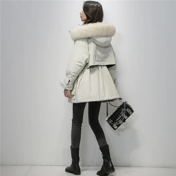 中綿コート レディース ロング丈 アウター 中綿ダウンコート 中綿ジャケット ダウン風コート パーカー フード付き 防寒 暖かい 着痩せ kanxia24043