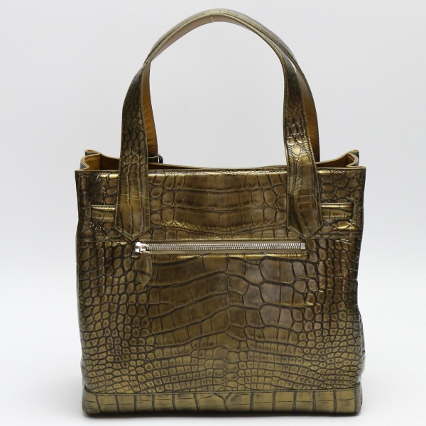 3983 カデナ付き クロコダイル メタリック ゴールド 3983 カデナ付き クロコダイル メタリック ゴールド