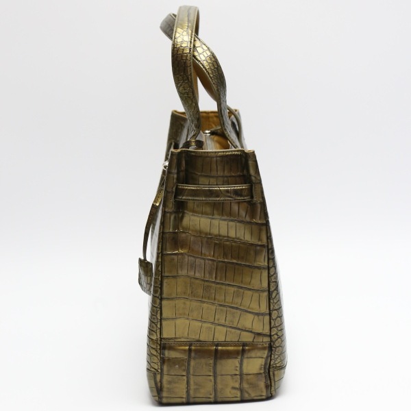 3983 カデナ付き クロコダイル メタリック ゴールド 3983 カデナ付き クロコダイル メタリック ゴールド