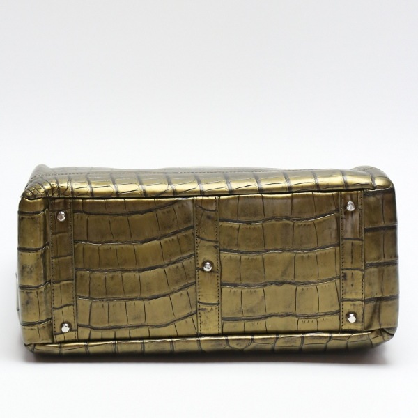 3983 カデナ付き クロコダイル メタリック ゴールド 3983 カデナ付き クロコダイル メタリック ゴールド