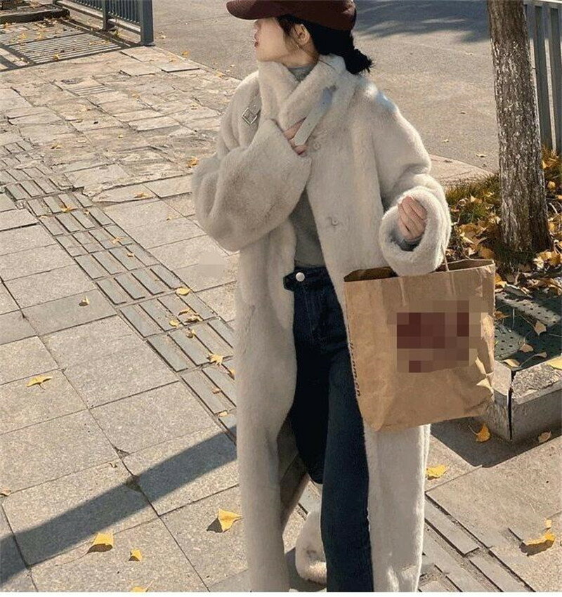 ロング丈コート毛皮コートファーコートフェイクファージャケット冬服304050モコモコ暖かい長袖アウター韓国風おしゃれ防寒コート軽量防風防寒ふんわり暖かいSML韓国風きれいめ長袖アウターカジュアル秋冬厚