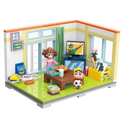 [ソノコン] クレヨンしんちゃん 居間 ブロック ブリック 組立て 韓国グッズ 韓国人気 かわいい