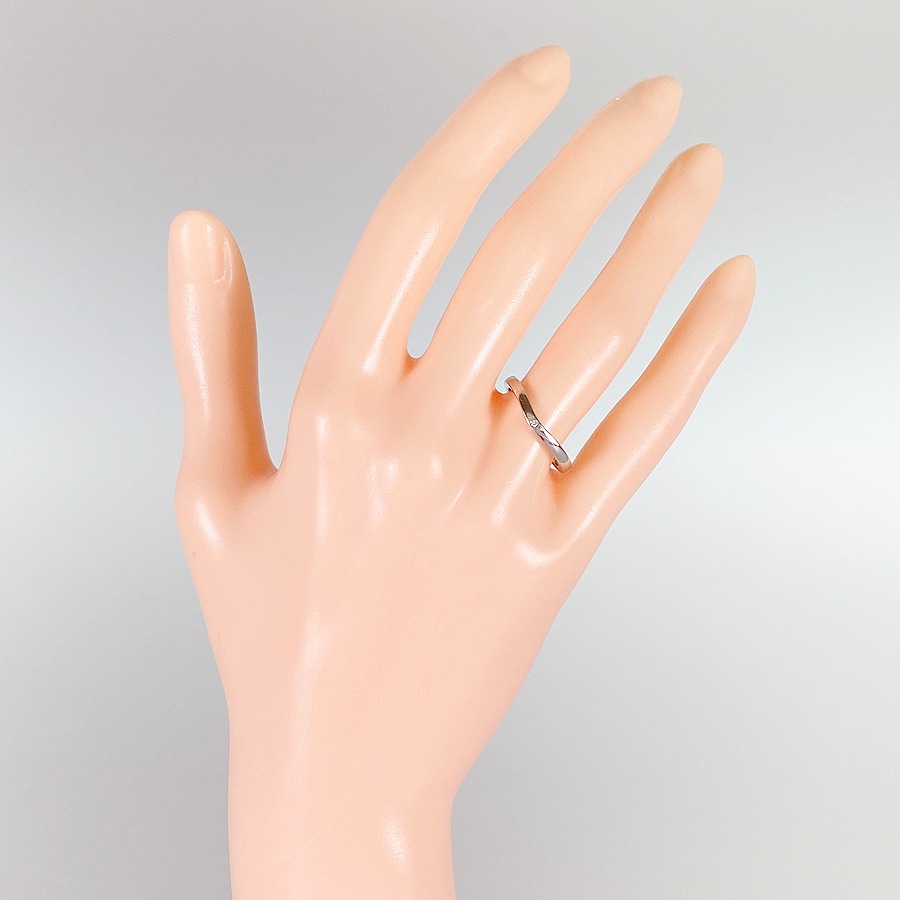 バレリーナ カーブ CRB6037200 9.5号(49-50) リング ss【中古】 バレリーナ カーブ CRB6037200 9.5号(49-50) リング ss【中古】