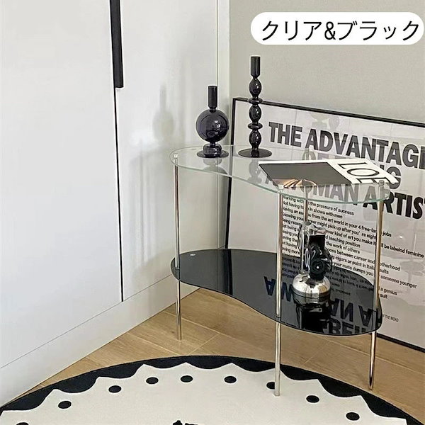北欧レトロ ミッドセンチュリー アクリルテーブル サイドテーブル 透明 ネスト 北欧レトロ ミッドセンチュリー アクリルテーブル サイド