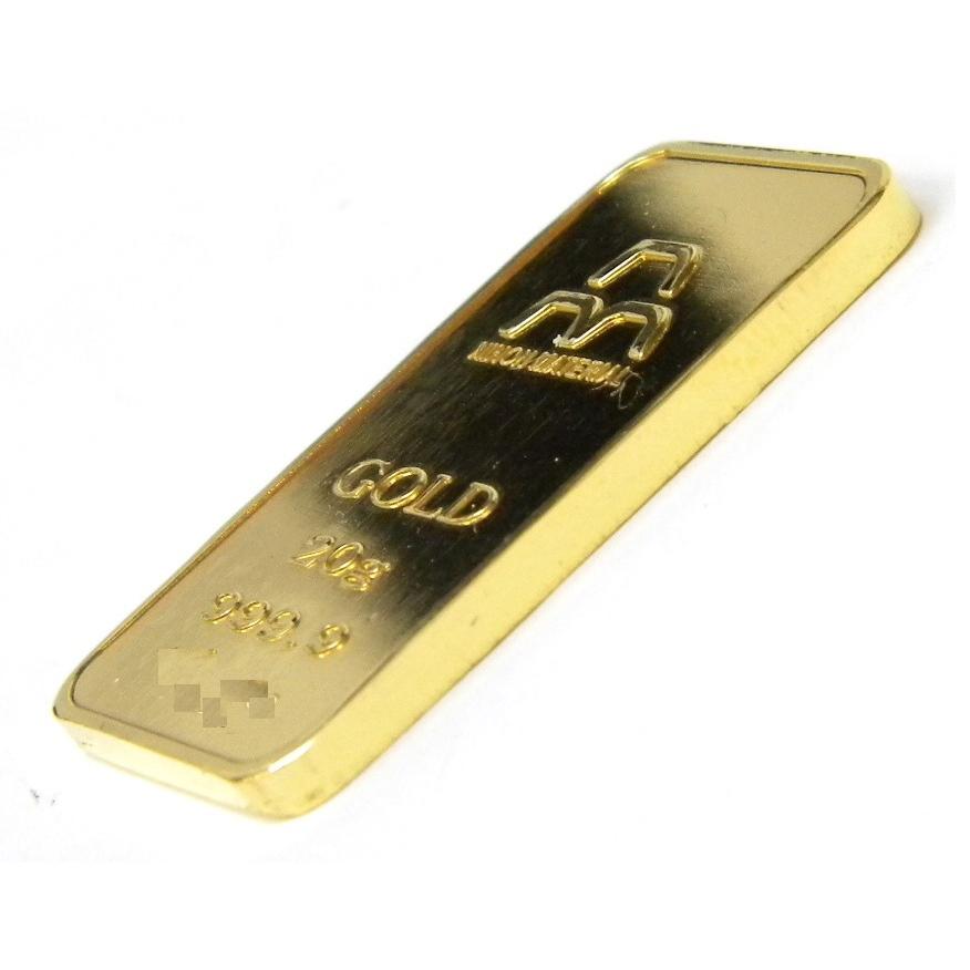 【新品】日本ﾏﾃﾘｱﾙ 純金 ｲﾝｺﾞｯﾄ 20g NIHON MATERIARL 24金 ｺﾞｰﾙﾄﾞﾊﾞｰ ingot （39025）