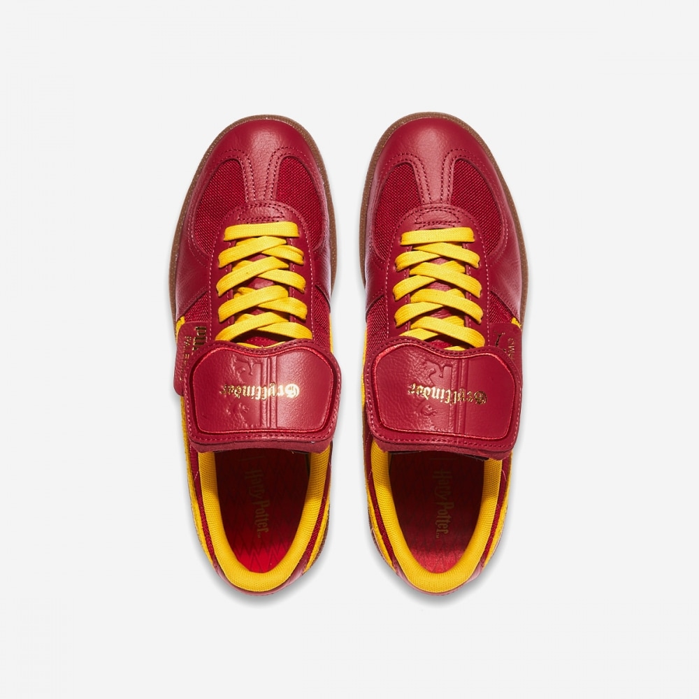 プーマパレルモハリーポッター PKI40120901-ダーククリムゾン-イエローシズル プーマパレルモハリーポッター PKI40120901-ダーククリムゾン-イエローシズル