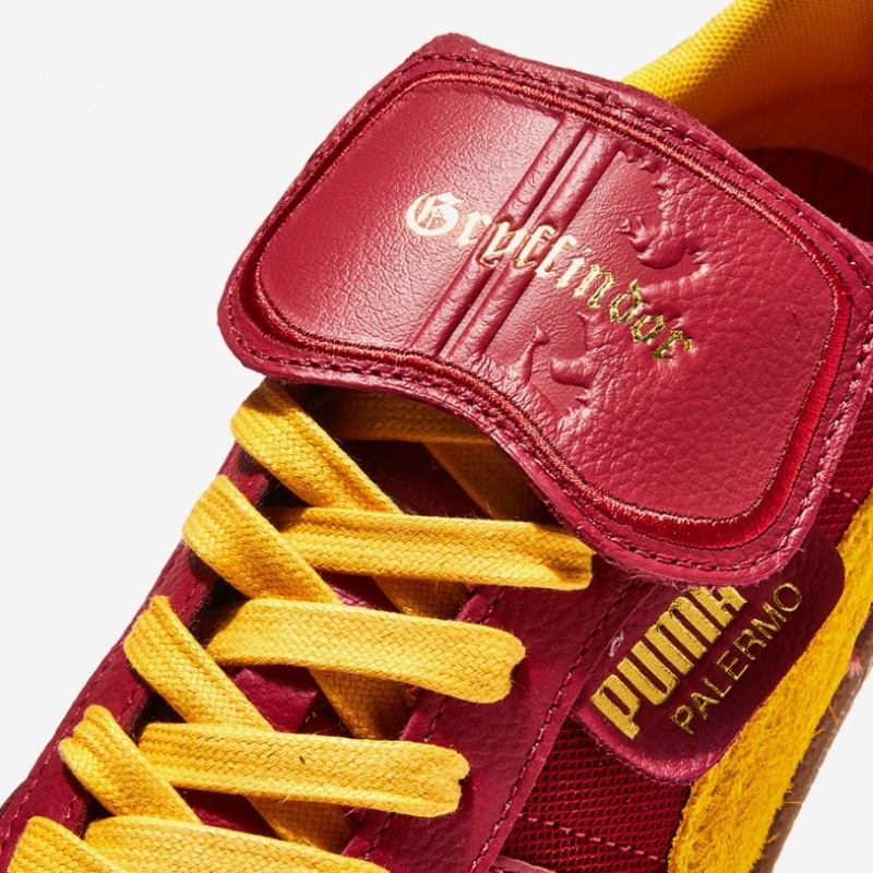 プーマパレルモハリーポッター PKI40120901-ダーククリムゾン-イエローシズル プーマパレルモハリーポッター PKI40120901-ダーククリムゾン-イエローシズル