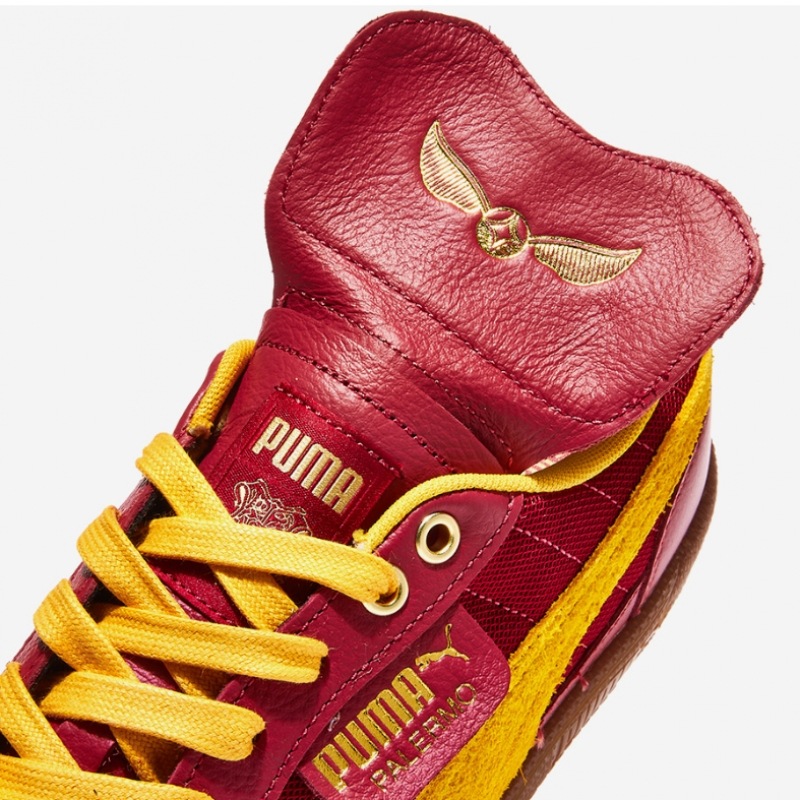 プーマパレルモハリーポッター PKI40120901-ダーククリムゾン-イエローシズル プーマパレルモハリーポッター PKI40120901-ダーククリムゾン-イエローシズル