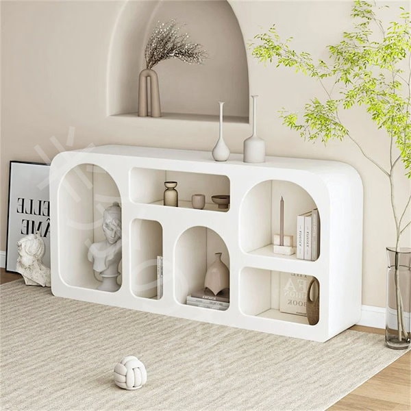 Qoo10] マントルピース シェルフ ホワイト 白