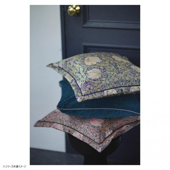 川島織物セルコン Morris Design Studio ピンパーネル 背当クッションカバー 45×45cm LL1746 P ピンク