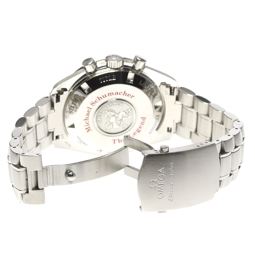 オメガ OMEGA 3559.32 スピードマスター シューマッハ レジェンド クロノグラフ デイト 自動巻き メンズ 良品 _777925【中古】 オメガ OMEGA 3559.32 スピードマスター シューマッハ レジェンド クロノグラフ デイト 自動巻き メンズ 良品 _777925【中古】