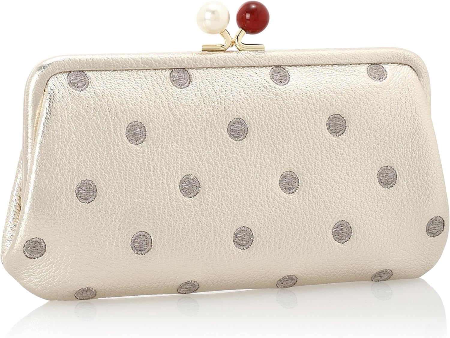 長財布 財布 レディース がま口財布 ゴールドドット アクリル玉 GDDOT 本革 革 おしゃれ さいふ お財布 小銭入れ がま口 長財布 財布 レディース がま口財布 ゴールドドット アクリル玉 GDDOT 本革 革 おしゃれ さいふ お財布 小銭入れ がま口