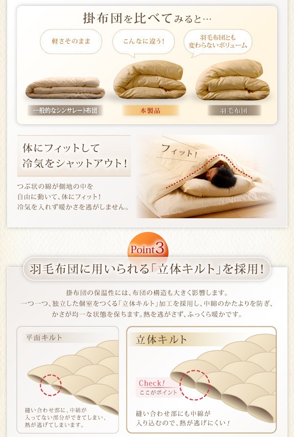 9色から選べる!シンサレート入り掛布団 ダブル ワインレッド baskapel.nl