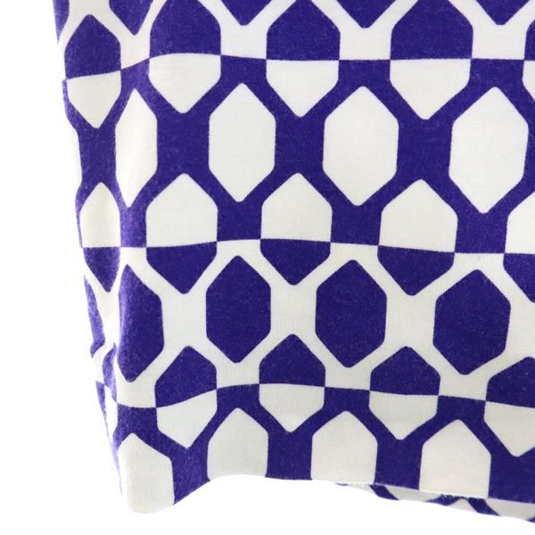 総柄 長袖 ストレッチ ワンピース パープル系 レディース 総柄 長袖 ストレッチ ワンピース パープル系 レディース