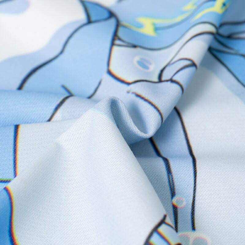 [半袖]クラゲサイバー パーカー 原宿 原宿系 ファッション 天使界隈 天使 サイバー 電脳 深海 クラゲ P.ブルー jr-579-132