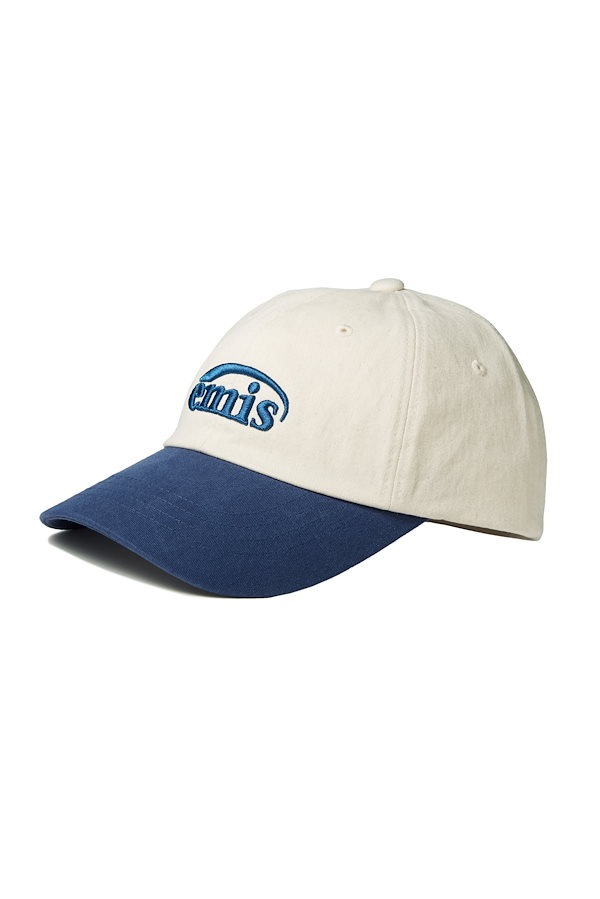 EMIS CORDUROY TWO-TONE BALL CAP-BLUE - 帽子