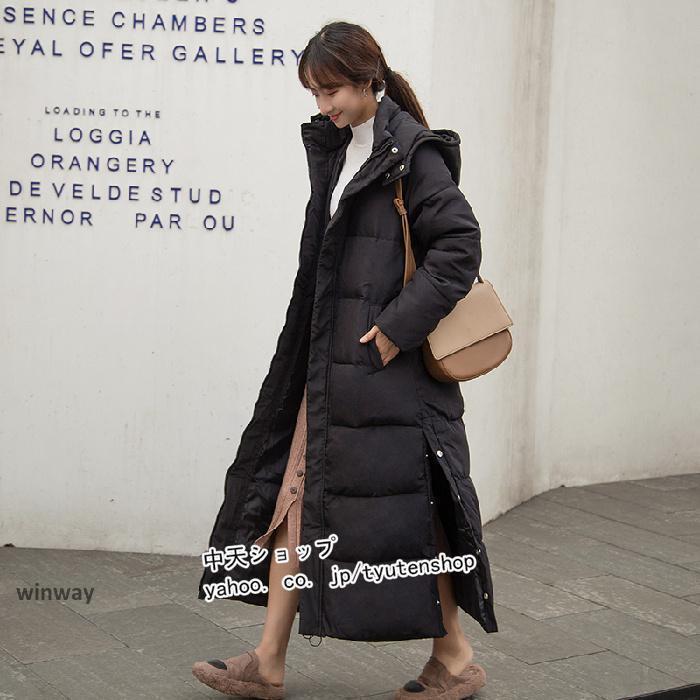 ロング丈ダウンコート ダウンジャケットロングレディース ダウンコートフードダウンコート スリット 4L 大きいサイズ ゆったり アウター 2022冬 暖かい黒 ロング丈ダウンコート ダウンジャケットロングレディース ダウンコートフードダウンコート スリット 4L 大きいサイズ ゆったり アウター 2022冬 暖かい黒