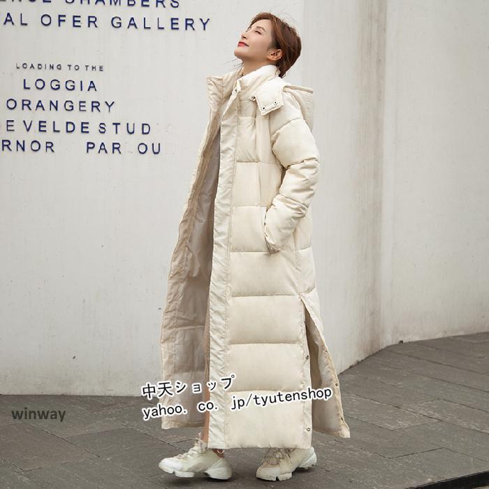 ロング丈ダウンコート ダウンジャケットロングレディース ダウンコートフードダウンコート スリット 4L 大きいサイズ ゆったり アウター 2022冬 暖かい黒 ロング丈ダウンコート ダウンジャケットロングレディース ダウンコートフードダウンコート スリット 4L 大きいサイズ ゆったり アウター 2022冬 暖かい黒