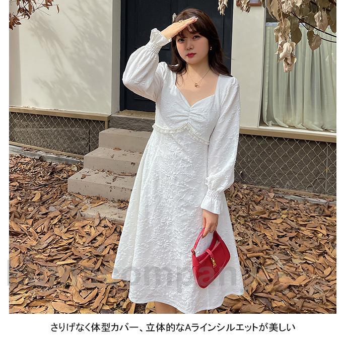 新品追加 ワンピース ロング丈 マキシ丈 長袖 大きいサイズ Vネック パール レースフリル Aライン フレア袖口 裏地 着やせ ソフト シンプル 無地 快適 着回し 新品追加 ワンピース ロング丈 マキシ丈 長袖 大きいサイズ Vネック パール レースフリル Aライン フレア袖口 裏地 着やせ ソフト シンプル 無地 快適 着回し