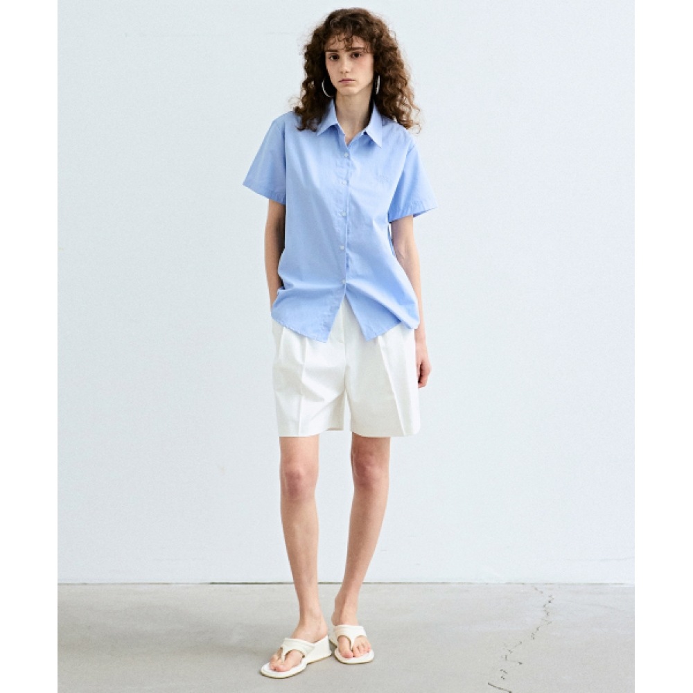 ニック&ニコールスタンダードカラーハーフシャツ_SORA ニック&ニコールスタンダードカラーハーフシャツ_SORA