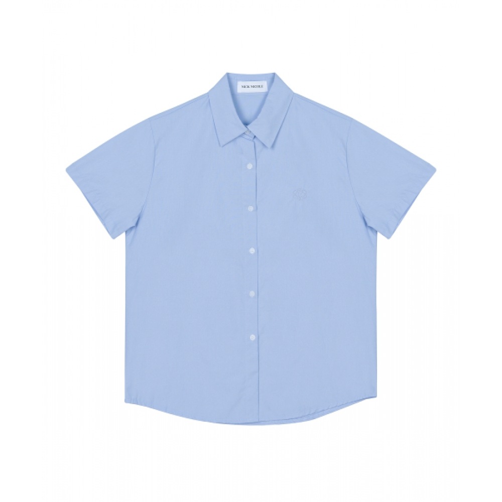 ニック&ニコールスタンダードカラーハーフシャツ_SORA ニック&ニコールスタンダードカラーハーフシャツ_SORA