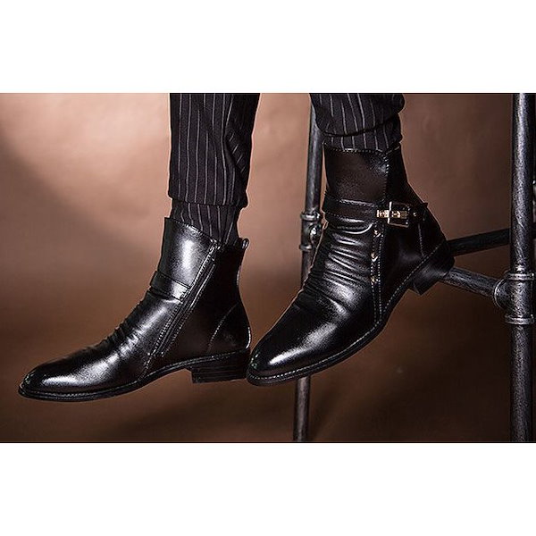 Qoo10] チャッカブーツ ショートブーツ メンズ