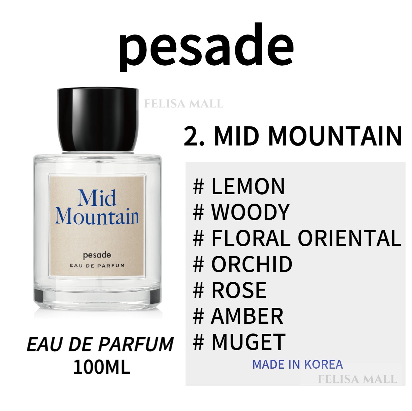 Qoo10] pesade [PESADE]EAU DE Perfu