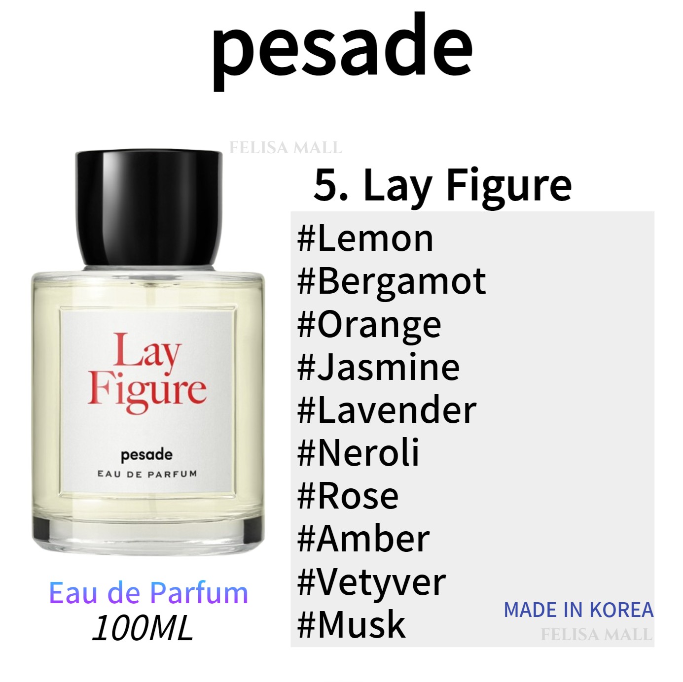 Qoo10] pesade [PESADE]EAU DE Perfu