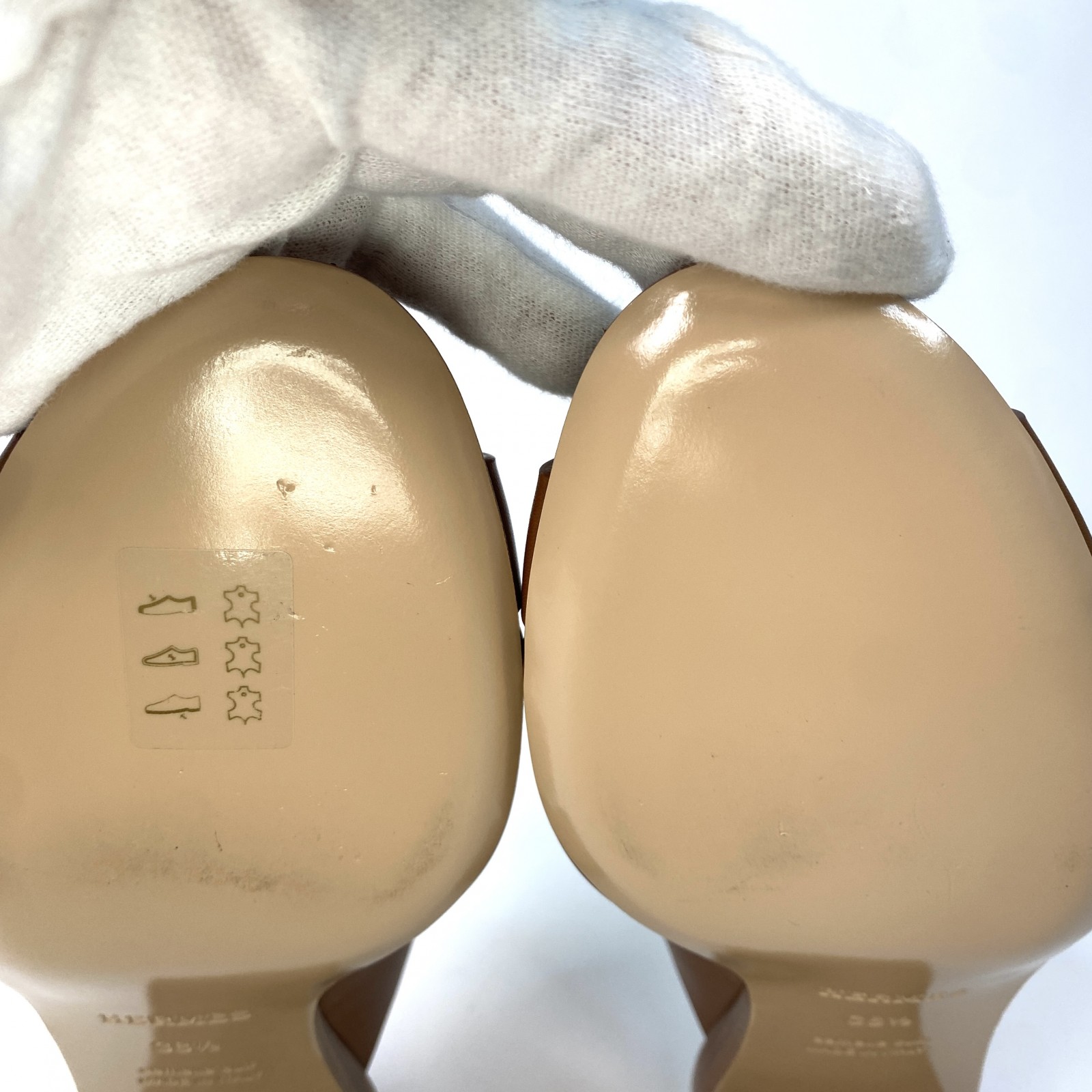 未使用 エルメス HERMES レディース パリサンダル ヴォー キャメル 38 1/2 未使用 エルメス HERMES レディース パリサンダル ヴォー キャメル 38 1/2