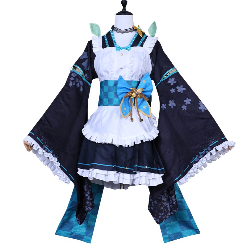 Vtuberバーチャルアイドルコスプレ衣装ポムレインプフコス服メイド服ローリタスカート Vtuberバーチャルアイドルコスプレ衣装ポムレインプフコス服メイド服ローリタスカート