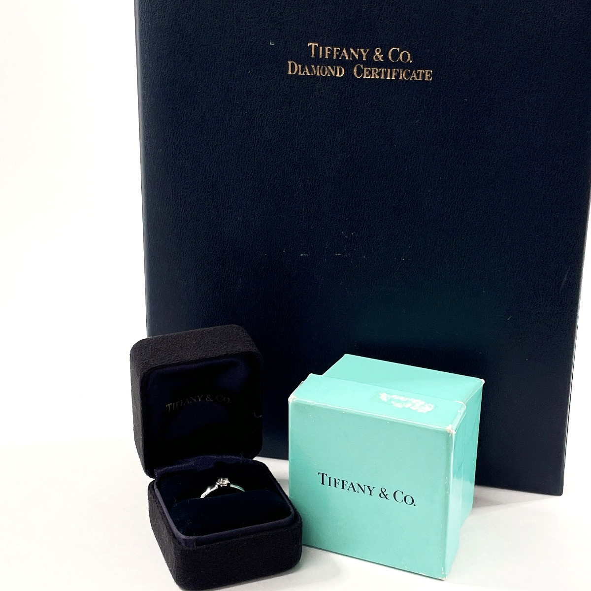 ドッツソリティアリング リング指輪 シルバー Pt950プラチナ 8号 レディース