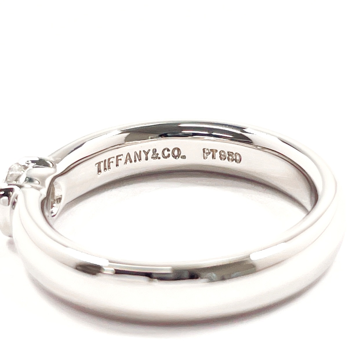 ドッツソリティアリング リング指輪 シルバー Pt950プラチナ 8号 レディース