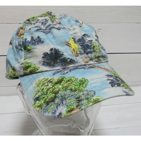 ワンポイント キャップ 帽子 アロハ柄 PR4-094 ワンポイント キャップ 帽子 アロハ柄 PR4-094