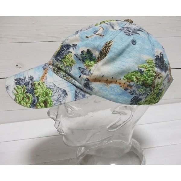 ワンポイント キャップ 帽子 アロハ柄 PR4-094 ワンポイント キャップ 帽子 アロハ柄 PR4-094