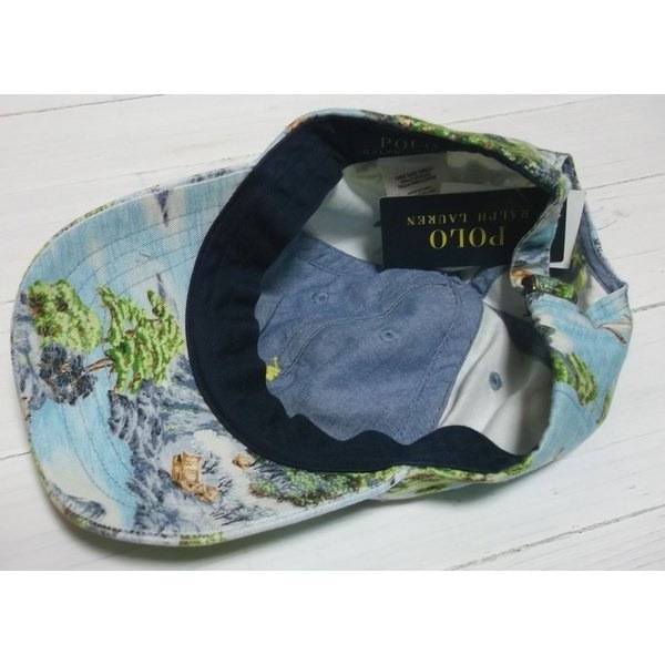 ワンポイント キャップ 帽子 アロハ柄 PR4-094 ワンポイント キャップ 帽子 アロハ柄 PR4-094