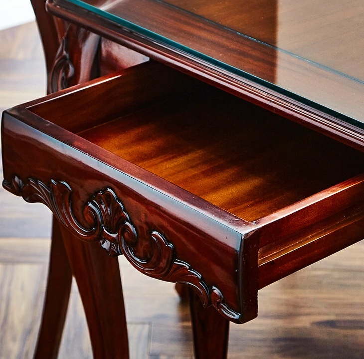 アンティーク調 ダイニングテーブル 開梱サービス付テーブル 食堂テーブル 食卓テーブル 4人掛け 4人用 テーブル おしゃれ 食卓用 食卓テーブル 食堂用 単品 木製 天然木 机 幅140 食