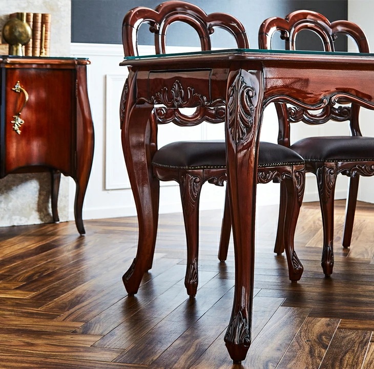 アンティーク調 ダイニングテーブル 開梱サービス付テーブル 食堂テーブル 食卓テーブル 4人掛け 4人用 テーブル おしゃれ 食卓用 食卓テーブル 食堂用 単品 木製 天然木 机 幅140 食