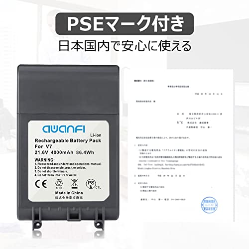 ダイソン V7 バッテリー SV11 HH11 21.6V 掃除機用互換バッテリ