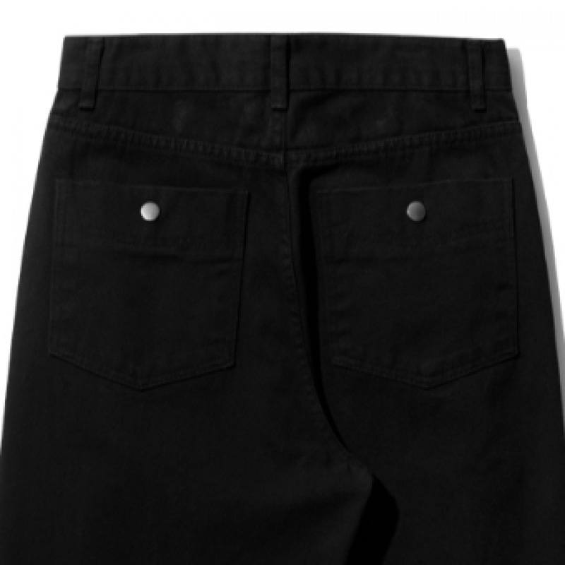 WV プロジェクトリードラインコットンパンツブラック JNLP7760 WV プロジェクトリードラインコットンパンツブラック JNLP7760