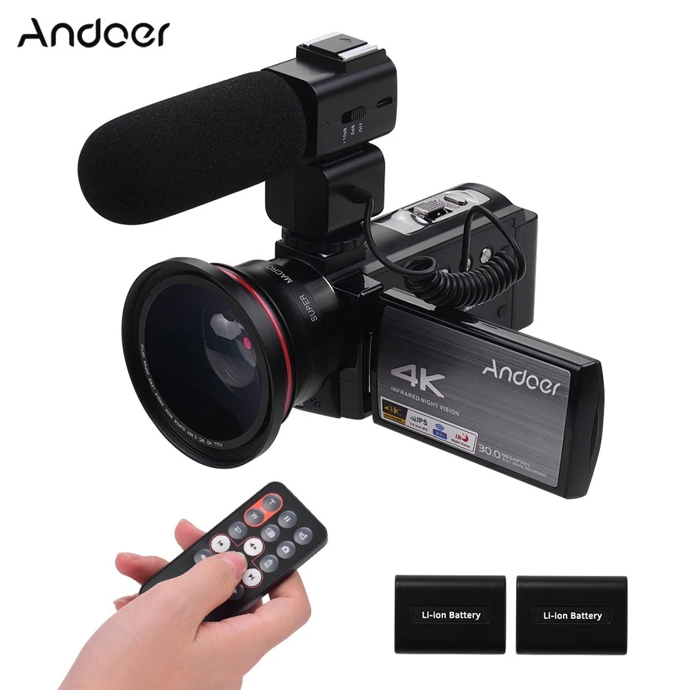 Andoer HDV-AE8 4K Wi... : カメラ 最新作国産