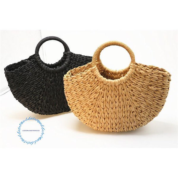 Qoo10] かごバッグ レディース サークルハン ド