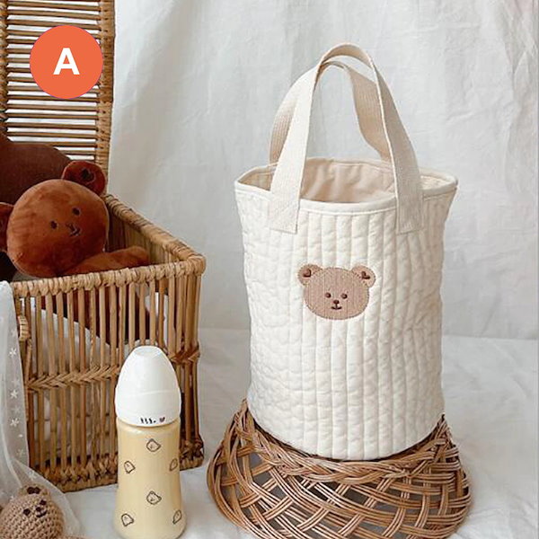 AMBIDEX Store 〇くま刺繍 トートバッグ(F マルチ): bulle de savon