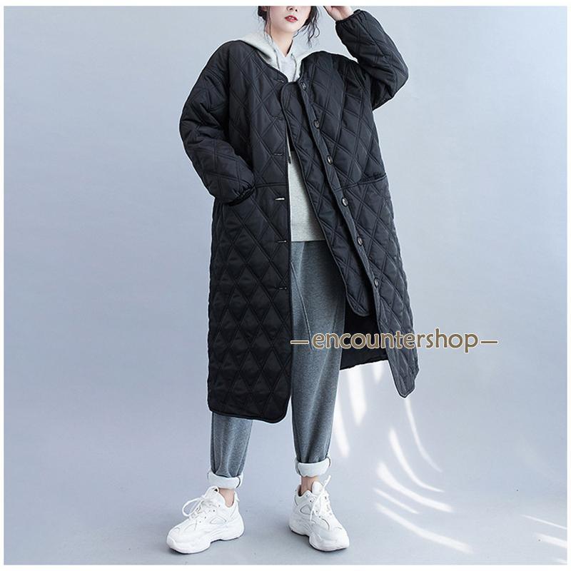 新作登場 キルティングコート レディース 中綿コート 襟なし ロング丈 キルティング 無地 軽量 大きいサイズ 暖かい アウター あったか ゆったり 新作登場 キルティングコート レディース 中綿コート 襟なし ロング丈 キルティング 無地 軽量 大きいサイズ 暖かい アウター あったか ゆったり